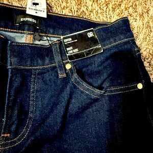 Express editor jeans size 0 fits like a size 2